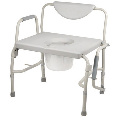 Drive Deluxe Bariatric Drop Arm Commode
