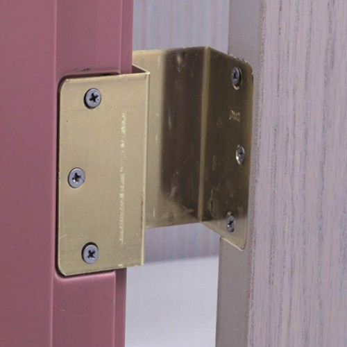Expandable Offset Door Hinges Brass