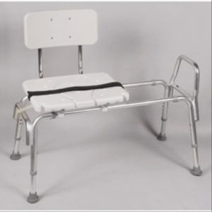 Sliding Transfer Bench with 2 in 1 Cut Out Molded Seat