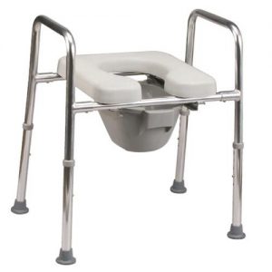 Raised Toilet Seat Safety Frame