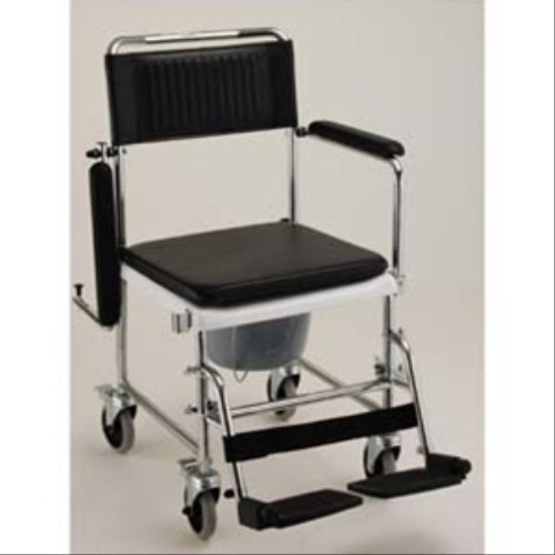 Drop Arm Transport Chair Commode