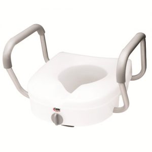 Carex EZ Lock Raised Toilet Seat