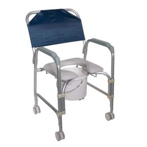 Drive 4 Wheel Commode Shower Chair