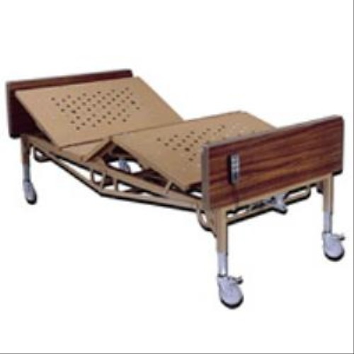 Drive Bariatric Super Heavy Duty Full Electric Bed : Bed with Foam Mattress and 1 Pair T Rail