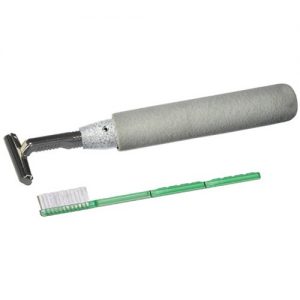 Kinsman Weighted Toothbrush and Razor Holder