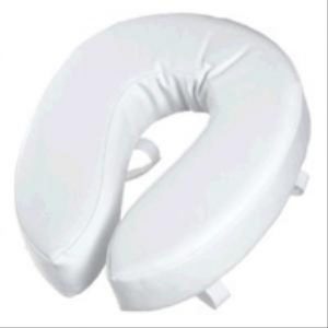 DuroMed Padded Vinyl Toilet Seat Riser : 4"