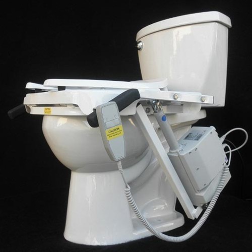Tush Push Toilet Lift : Single Motor, AC Powered