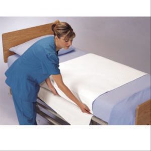 Priva Waterproof Reusable Bed Pad, 34" X 36" With Flaps