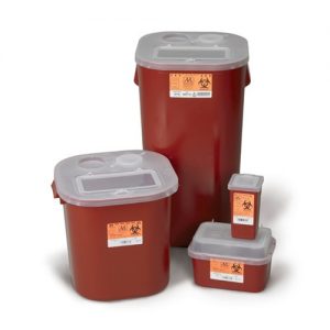 Sharps Disposal Containers Stackable : 1 Qt Stackable - Case of 72