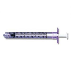 BD Luer Lok Disposable Syringe : Capacity - 1ml Box of 100