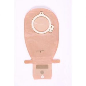Coloplast Assura Two-Piece EasiClose Wide Outlet Pouch Maxi Red