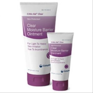 Coloplast Critic-Aid Clear Moisture Barrier Ointment : 6oz Tube - Case of 12
