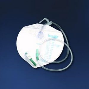 Bard BARDIA Closed System Drain Bag : 2000cc Adjustable hook and loop hanger Case of 20