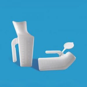 Carex Plastic Urinal : Male with lid