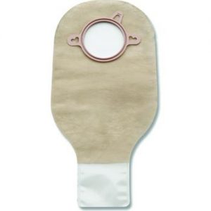 Hollister New Image 12 Inch Drainable Ostomy Pouches : Flange Size - 2 1/4in. - Color Match - Red Box of 10
