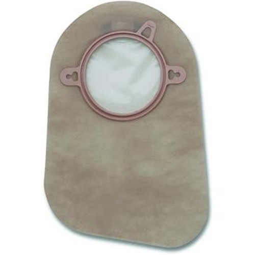 Hollister New Image Two-Piece Closed Pouch with Filter : Flange Size - 1 1/4in. - Color Match - Green Beige Box of 60