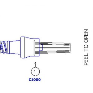 Icu Medical Clave NeedleFree Connector Products : Multi-dose vial access cap spike Case of 50