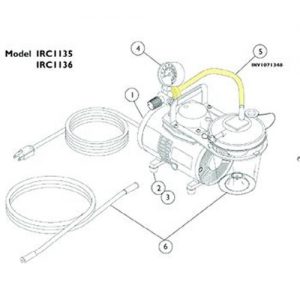 Invacare Suction Tubing with Filter
