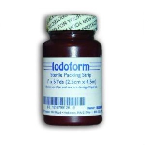 Invacare Iodoform Gauze Packing Strip - Sterile : 1" x 5 yards