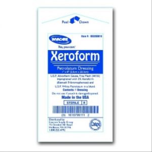 Invacare Supply Group Invacare Xeroform Gauze Dressing - Sterile : 5 x 9in. Box of 50