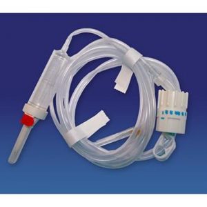 Invacare IV Administration Set with Rate Flow Regulator