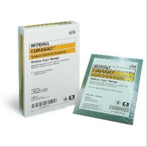 Kendall CURASALT Sodium Chloride Dressing : 6 x 6(3/4)" Case of 96