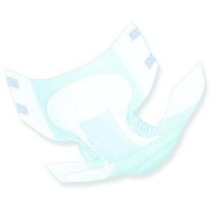 Kendall Wings Choice Plus Disposable Incontinence Briefs : Waist Size - 32-44" - Medium - Case of 96