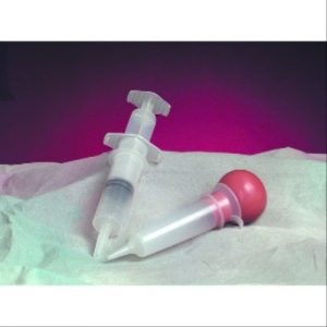 Kendall 60cc Irrigation Syringe : 2- piece bulb syringe Case of 50