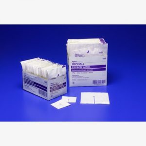 Kendall Excilon A.M.D. Sponges : 2"x2" 8 Ply I.V. Sponge Case of 1400