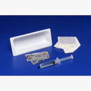 Kendall KenGuard Insertion Tray without Catheter - Sterile : 30cc PVP swab Case of 20