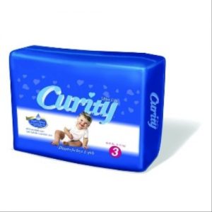 Kendall Curity Baby Diapers : 12 - 18 lbs Size 2 Sm/Med - Pack of 34