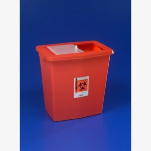 Kendall Chemosafety Sharps Container with Sliding Lid
