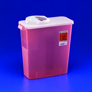 Covidien DialySafety Dialysis Sharps Disposal Container : Each
