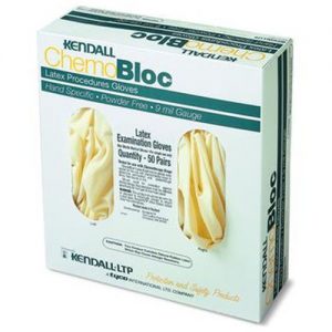 Kendall ChemoBloc Chemotherapy Latex Gloves