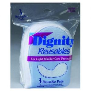 Dignity Reusable Washable Personal Incontinence Pads : Pack of 3