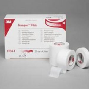 3M Transpore White Surgical Tape : 2in. X 10 yds Box of 6
