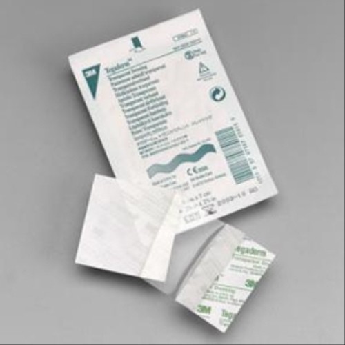 3M Tegaderm Transparent Film Dressing : 6 x 7 cm First Aid w/ Label Box of 100