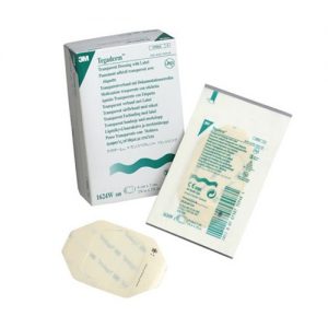 3M Tegaderm Transparent Dressing : 4 x 4 3/4in. 10 x 12 cm Case of 200
