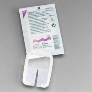 3M Tegaderm IV Transparent Film Dressing with Border : Box of 100