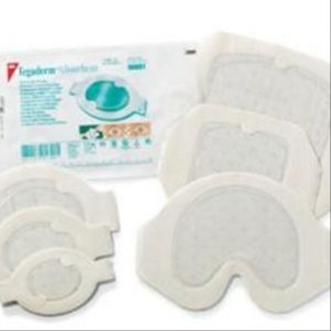 3M Tegaderm Absorbent Clear Acrylic Dressing : Pad Area - 1.5in. X 2.25in. - Overall Size - 3in. X 3.75in. - Box of 5