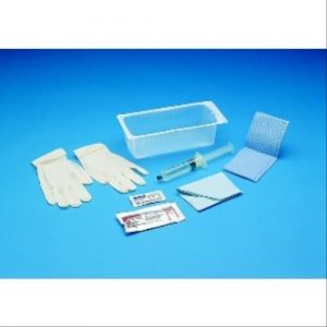 Rusch Foley Catheter Insertion Tray - Sterile : 10cc syringe With PVP Box of 20