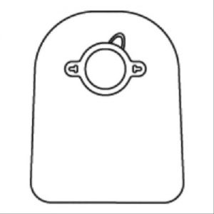ConvaTec SUR-FIT Natura Two-Piece Mini Pouch : Flange - 1 1/2" Opaque Box of 20