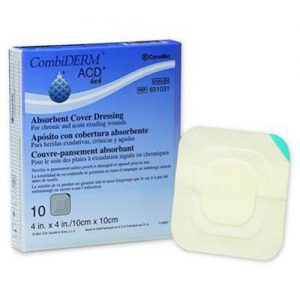 ConvaTec CombiDERM ACD Sterile Dressing : 4 x 4in.- Box of 10