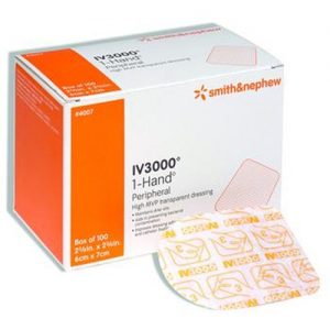 Smith & Nephew OpSite IV 3000 Dressing : 2 3/8" x 2 1/4" - Pack of 100
