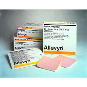 Smith & Nephew Allevyn Polyurethane Foam Dressing : 8" x 8" Box of 10
