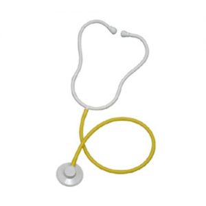 Deluxe Single Patient Use Stethoscope Adult Yellow