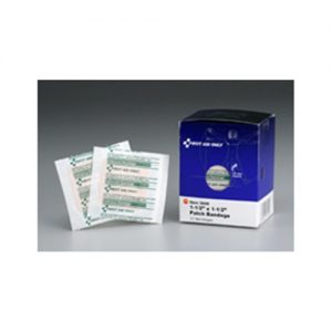 First Aid Only Patch Bandages 10 Pack 1.5 Inch x 1.5 Inch FAE-3000