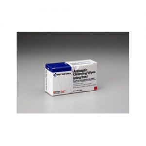 First Aid Only Antiseptic Cleansing Wipes : 4-3/4" x 7-3/4" (Box of 10) - AN337