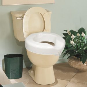 Carex Safe Lock Raised Toilet Seat