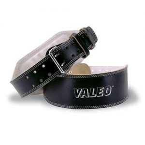 Valeo Leather Lifting Back Support Belt With Foam Lumbar Pad
